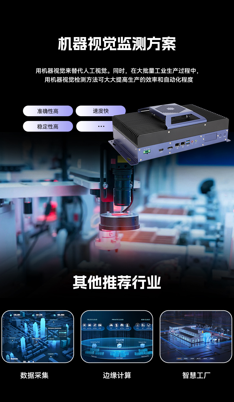 酷睿12/13代無風扇工控機,寬溫-10℃~60℃,機器人控制終端,DTB-3091-H610.jpg