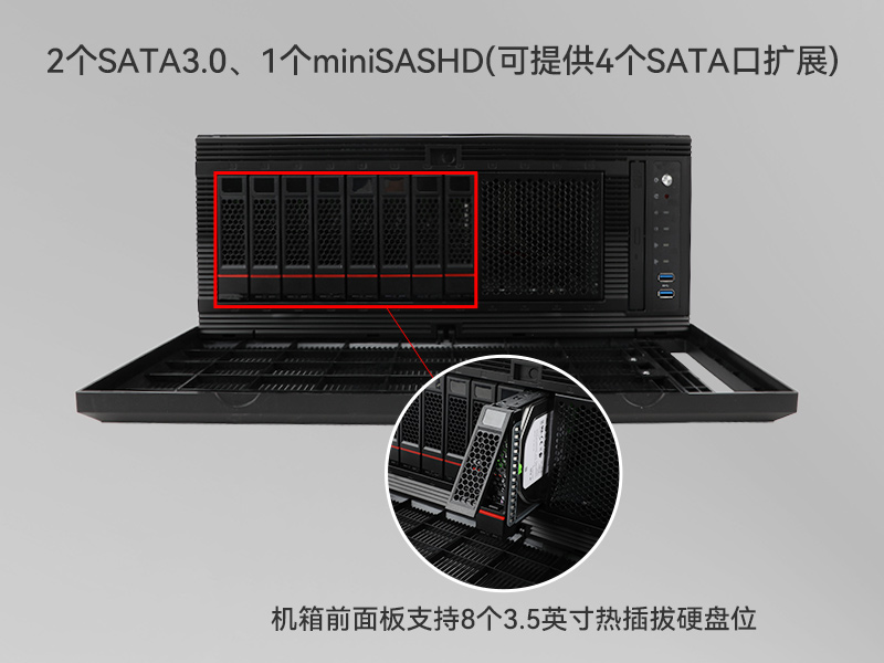 東田國產(chǎn)4U工控機,雙路海光信息安全工控主機,DT-46508-D3350MA